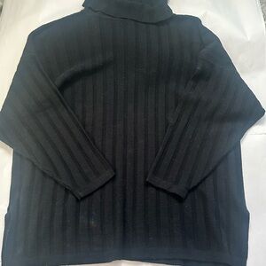 Elegant Black Turtleneck Sweater